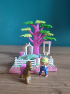 polly pocket climbing tree play 1994