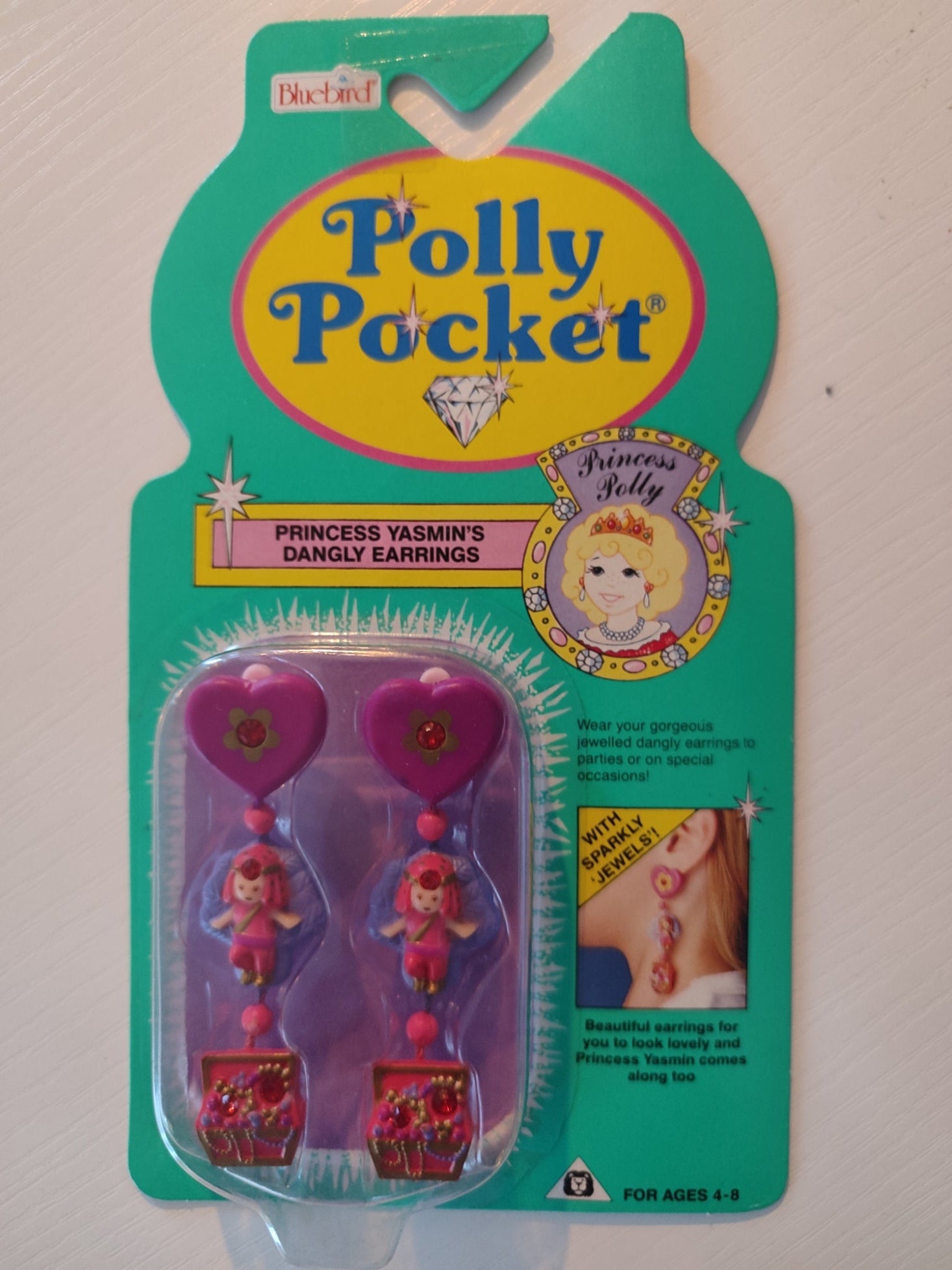 polly pocket boucle d'oreilles 1992