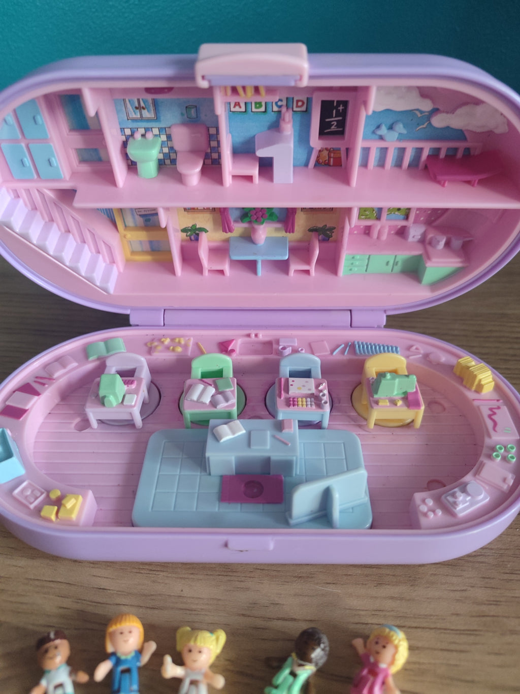 polly pocket stampin' school