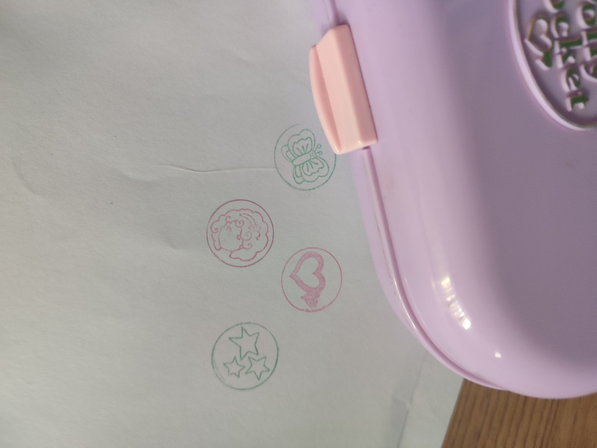 polly pocket stampin' school